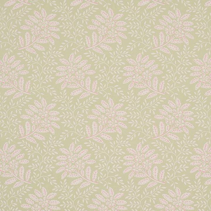 Secret Garden Green 5013170 by Schumacher Designer Wallpaper Hobe Erwin 6.75" - Swanky Fabrics -