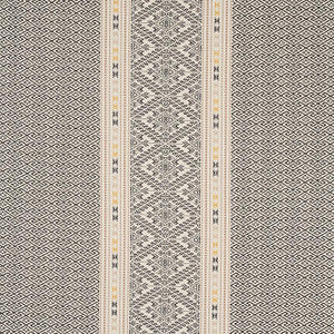 Ruiz Jacquard Black 80610 by Schumacher Designer Fabric