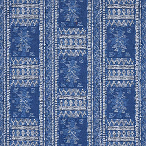 Maracena Jacquard Blue 80630 by Schumacher Designer Fabric