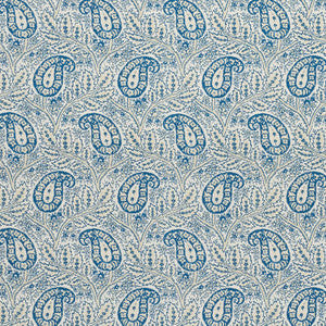 Whittaker Paisley Indigo 1297002 by Schumacher Designer Fabric
