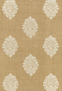 Savanna Jute Embroidery Jute 67340 by Schumacher Designer Fabric