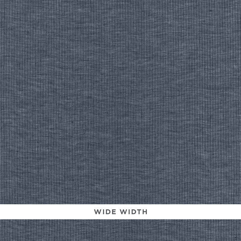 Island Stripe Indigo 67400 by Schumacher Designer Fabric ESSENTIALS: SHEERS & CASEMENTS I LINEN 100% ITALY </p><p>Repeat: Horizontal: 1/8" (0CM) and Vertical: 122.75 - Swanky Fabrics -