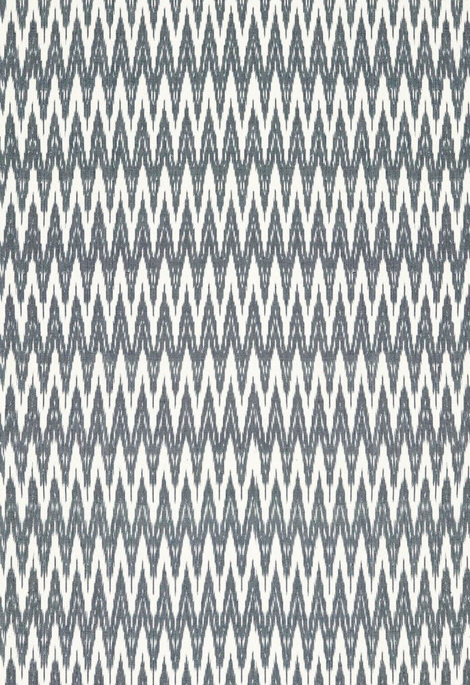 Kilimanjaro Ikat Denim 67492 by Schumacher Designer Fabric Au-Naturel 100% Cotton Martindale 10,000 Horizontal: 1.125 and Vertical: 4.5 53 - Swanky Fabrics -