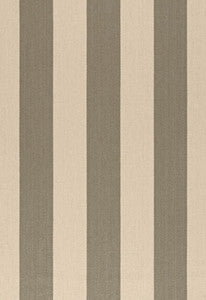 Tundra Linen Stripe Chanterelle 67560 by Schumacher Designer Fabric