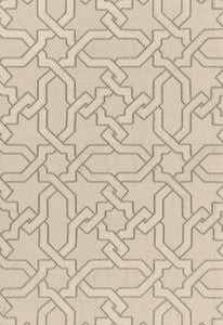 Cordoba Embroidery Stone 67571 by Schumacher Designer Fabric