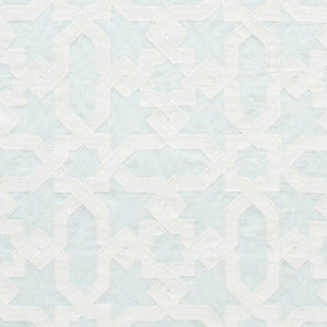 Cordoba Embroidery Mist 67573 by Schumacher Designer Fabric