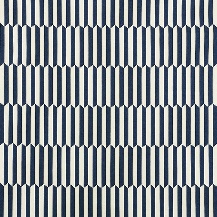 Maxwell Navy 176404 by Schumacher Designer Fabric Clique 6.0" - Swanky Fabrics -