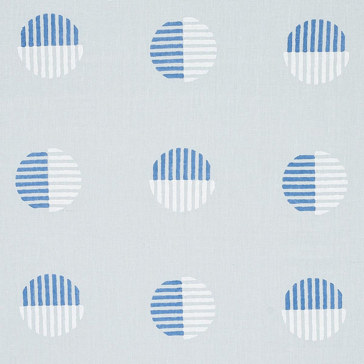 Ando Hand Block Print Chambray 180000 by Schumacher Designer Fabric Smith Street 27.0" - Swanky Fabrics -