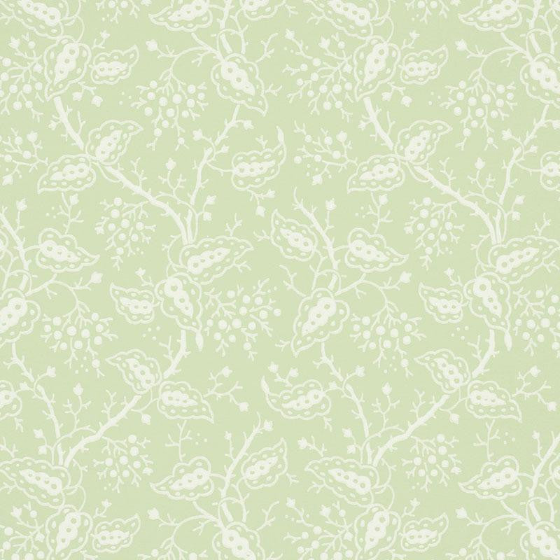 Darby Leaf 5010181 by Schumacher Designer Wallpaper Wallflowers 6.75" - Swanky Fabrics -