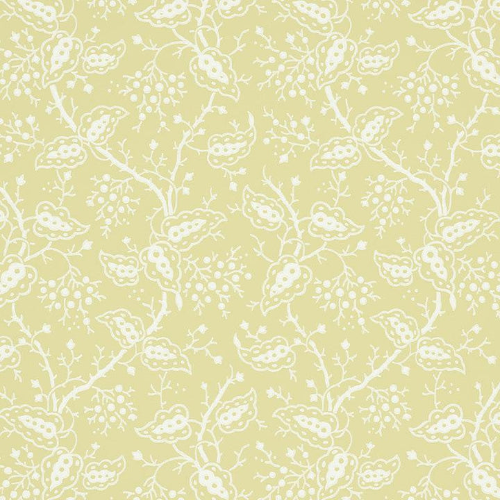 Darby Buttercup 5010182 by Schumacher Designer Wallpaper Wallflowers 6.75" - Swanky Fabrics -