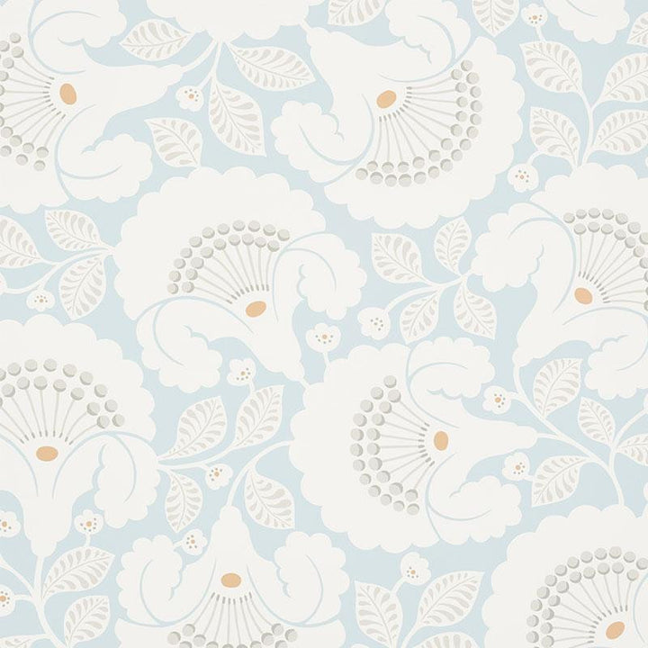 Jackie Sky 5010371 by Schumacher Designer Wallpaper Wallflowers 27.0" - Swanky Fabrics -