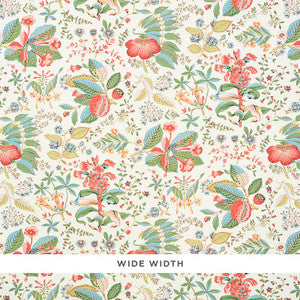 Pomegranate Botanical Document 5010441 by Schumacher Designer Wallpaper