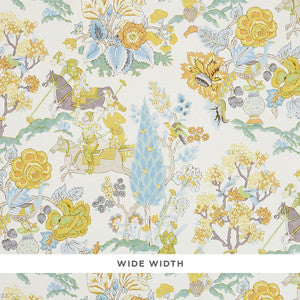 Persian Lancers Citron 5010460 by Schumacher Designer Wallpaper