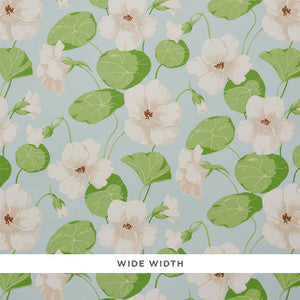 Nasturtium Sky 5010471 by Schumacher Designer Wallpaper