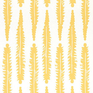 Fern Mustard 5011112 by Schumacher Designer Wallpaper