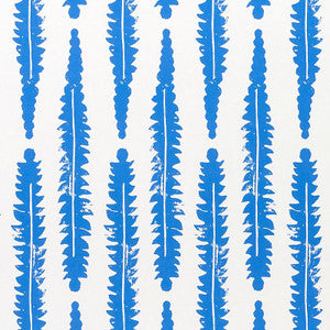 Fern Blue 5011113 by Schumacher Designer Wallpaper