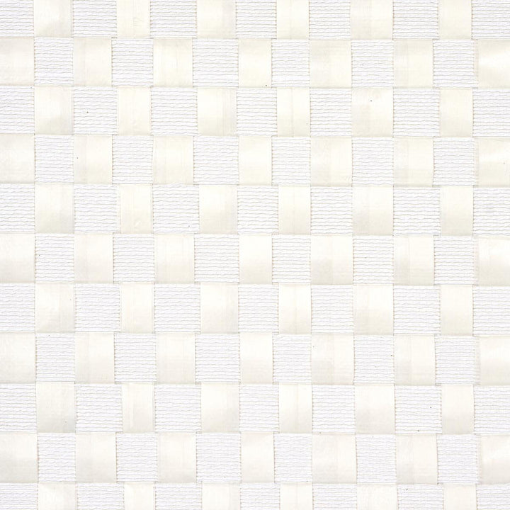Textured Check White 5012970 by Schumacher Designer Wallpaper Textured Wallcoverings & Printed Grasscloths - Swanky Fabrics -
