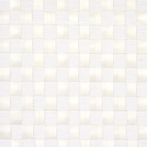 Textured Check White 5012970 by Schumacher Designer Wallpaper