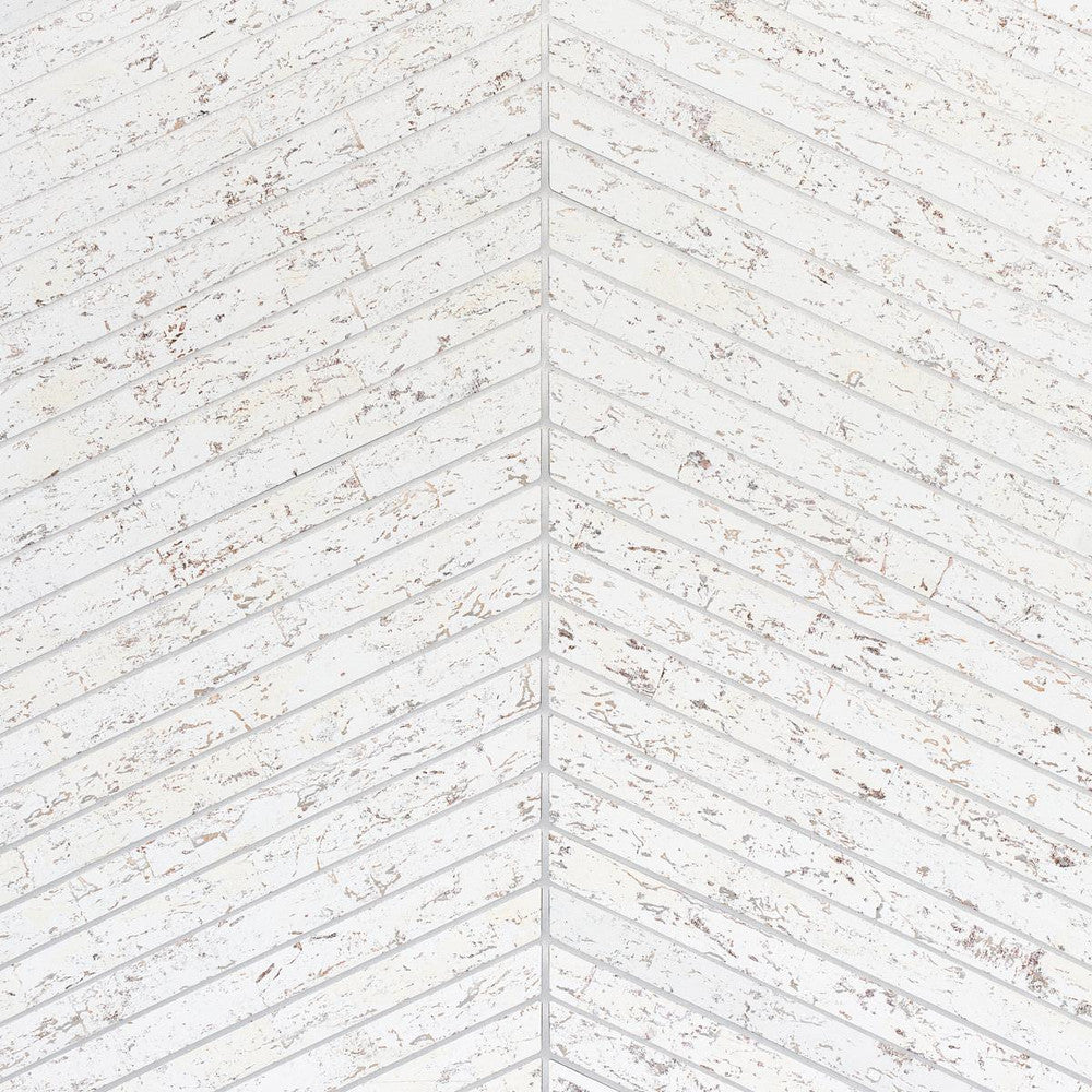 Cork Herringbone White 5013010 by Schumacher Designer Wallpaper Textured Wallcoverings & Printed Grasscloths - Swanky Fabrics -