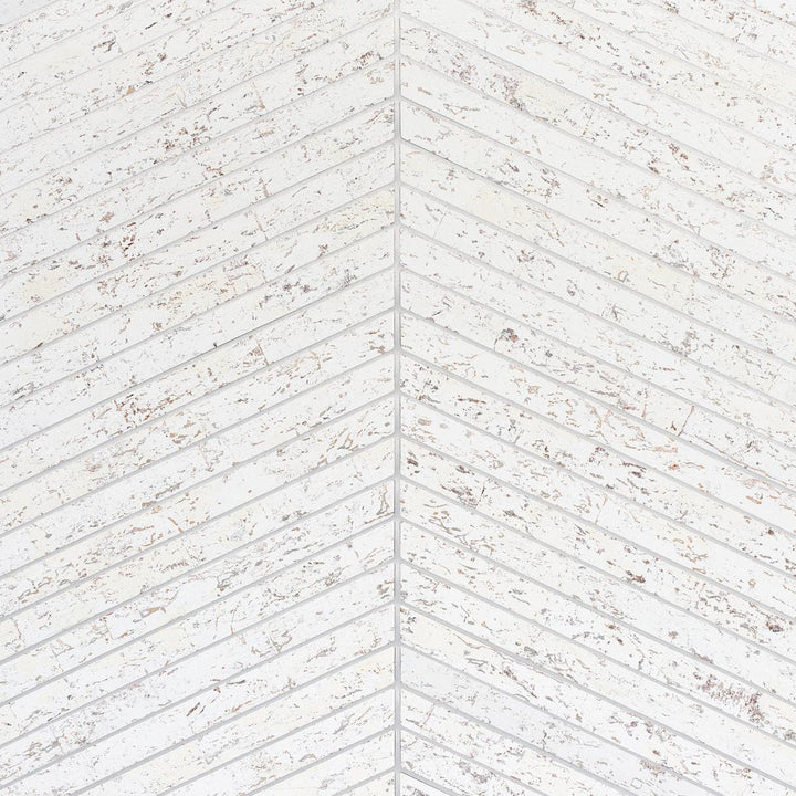 Cork Herringbone White 5013010 by Schumacher Designer Wallpaper Textured Wallcoverings & Printed Grasscloths - Swanky Fabrics -