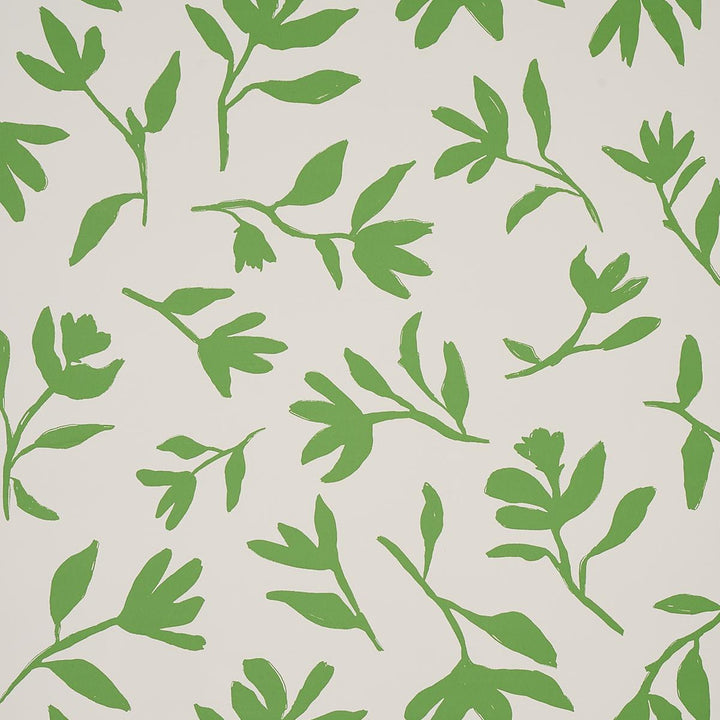 Laurel Green 5013070 by Schumacher Designer Wallpaper Smith Street 27.0" - Swanky Fabrics -