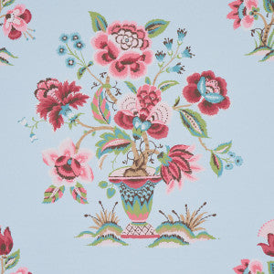 Ashford Rose & Sky 5013180 by Schumacher Designer Wallpaper
