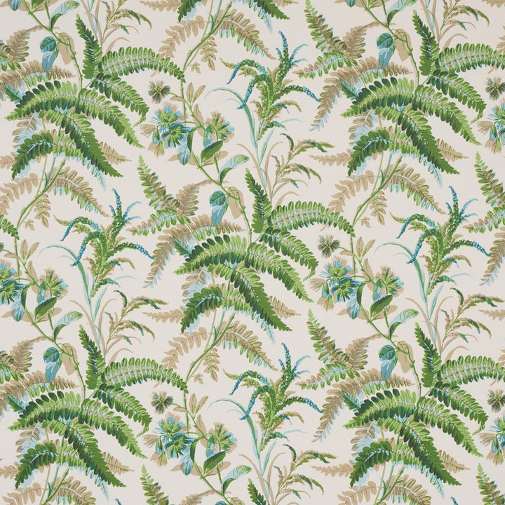 Myers Fern Lagoon 5013230 by Schumacher Designer Wallpaper Schumacher Classics 54.5" - Swanky Fabrics -