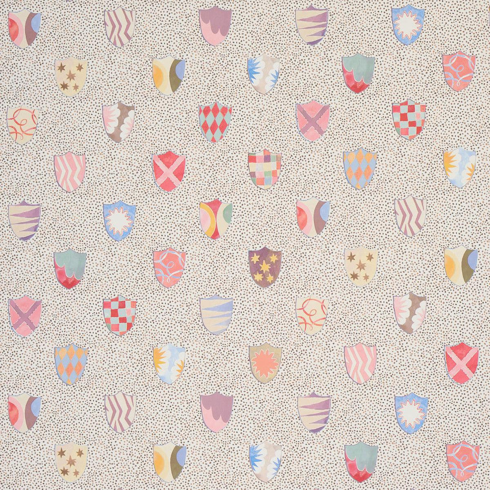 Heraldic Sprezzatura 5013490 by Schumacher Designer Wallpaper Happy Menocal 13.5" - Swanky Fabrics -