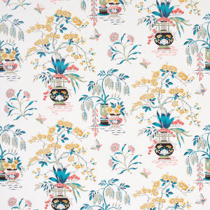 Ming Vase Multi 5013581 by Schumacher Designer Wallpaper