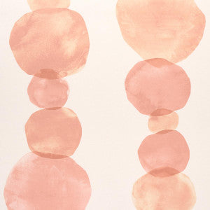 Hyperion Peach 5013650 by Schumacher Designer Wallpaper