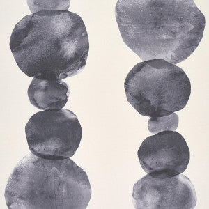 Hyperion Off Black 5013651 by Schumacher Designer Wallpaper
