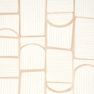 Bloomsbury Warm White 5013681 by Schumacher Designer Wallpaper