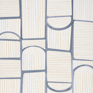 Bloomsbury Slate 5013682 by Schumacher Designer Wallpaper