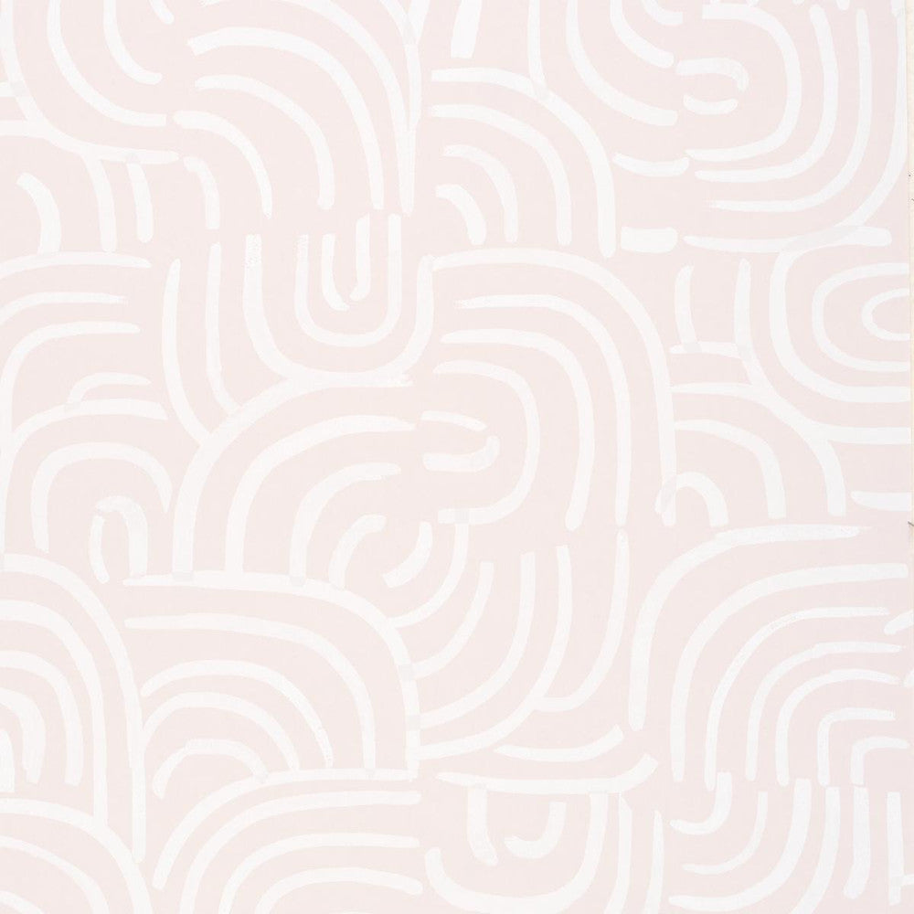 New Beat Light Beige 5013693 by Schumacher Designer Wallpaper Backdrop 27.0" - Swanky Fabrics -