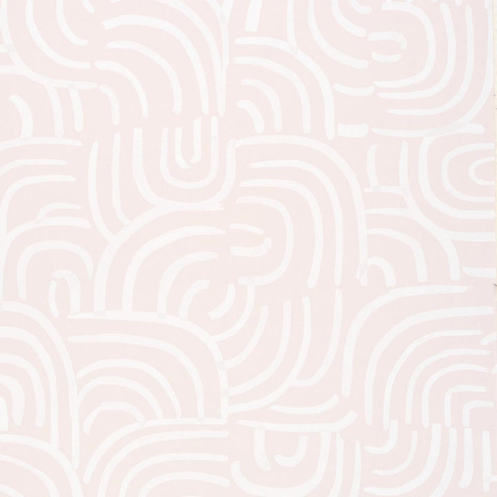 New Beat Light Beige 5013693 by Schumacher Designer Wallpaper Backdrop 27.0" - Swanky Fabrics -