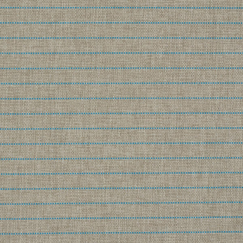 Manning Stripe Indoor/Outdoor Aqua 71814 by Schumacher Designer Fabric Indoor/Outdoor Recolors - Swanky Fabrics -