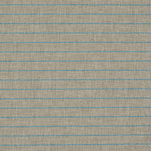 Manning Stripe Indoor/Outdoor Aqua 71814 by Schumacher Designer Fabric