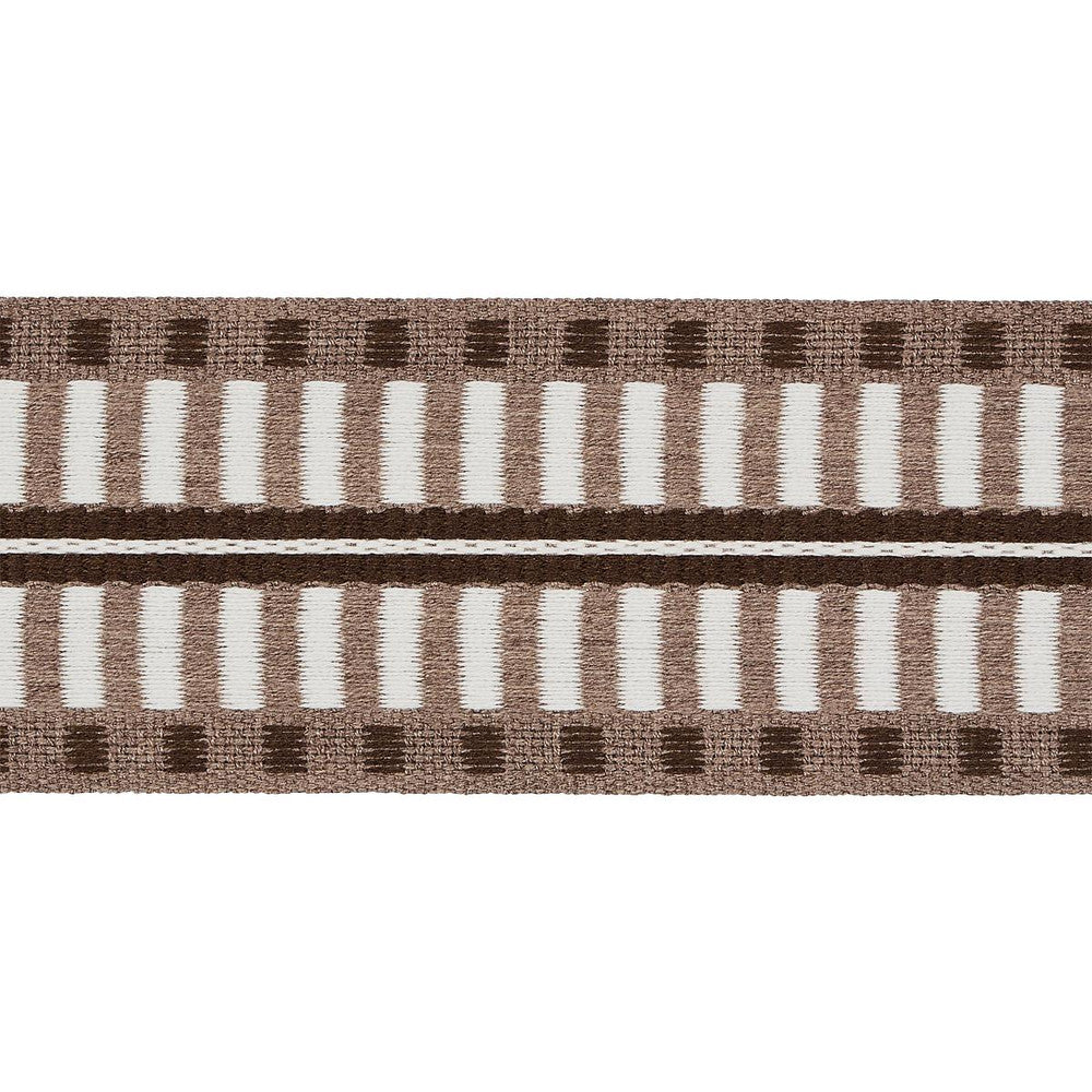 Jacobsen Tape Indoor/Outdoor Neutral 73633 by Schumacher Designer Trim Indoor/Outdoor Recolors - Swanky Fabrics -