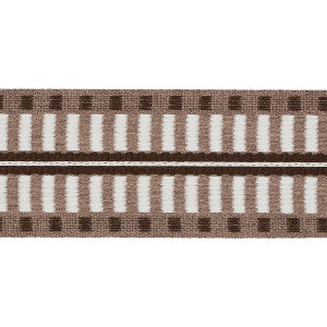 Jacobsen Tape Indoor/Outdoor Neutral 73633 by Schumacher Designer Trim