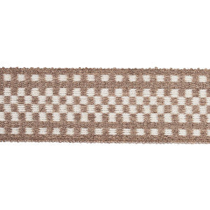 Marta Tape Indoor/Outdoor Neutral 73656 by Schumacher Designer Trim
