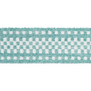 Marta Tape Indoor/Outdoor Aqua 73657 by Schumacher Designer Trim