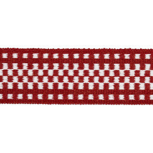 Marta Tape Indoor/Outdoor Red 73658 by Schumacher Designer Trim