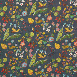Botanica Indoor/Outdoor Charcoal 75941 by Schumacher Designer Fabric