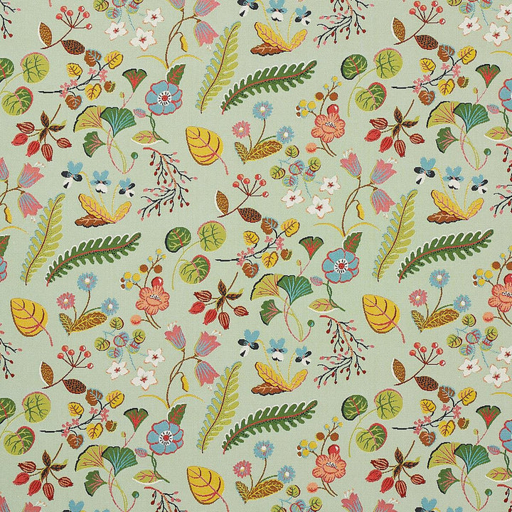 Botanica Indoor/Outdoor Mineral 75942 by Schumacher Designer Fabric Indoor/Outdoor Recolors 26.75" - Swanky Fabrics -