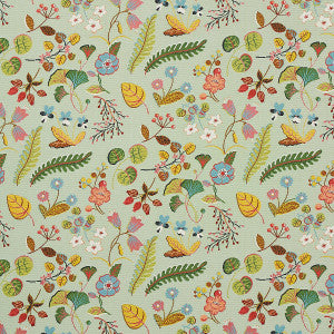 Botanica Indoor/Outdoor Mineral 75942 by Schumacher Designer Fabric
