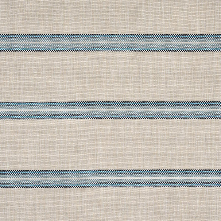 Garden Stripe Indoor/Outdoor Blue 75973 by Schumacher Designer Fabric Indoor/Outdoor Recolors 53.25" - Swanky Fabrics -