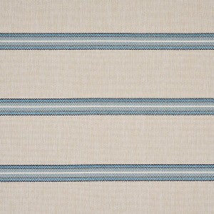 Garden Stripe Indoor/Outdoor Blue 75973 by Schumacher Designer Fabric