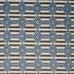 Manta Performance Blue 77442 by Schumacher Designer Fabric