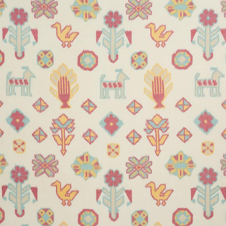 Chuska Warp Print Multi 78140 by Schumacher Designer Fabric True West 18.0" - Swanky Fabrics -