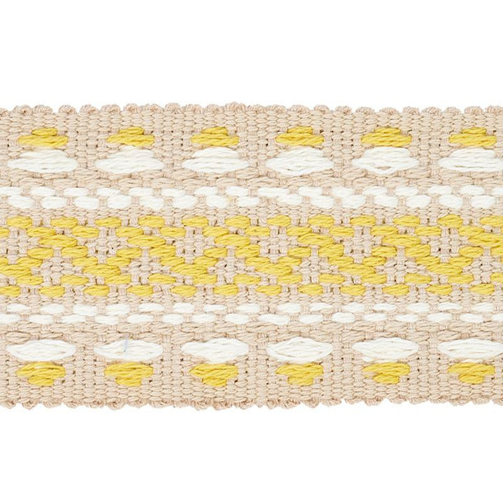 Loveland Yellow 78160 by Schumacher Designer Trim Earth & Sky - Swanky Fabrics -